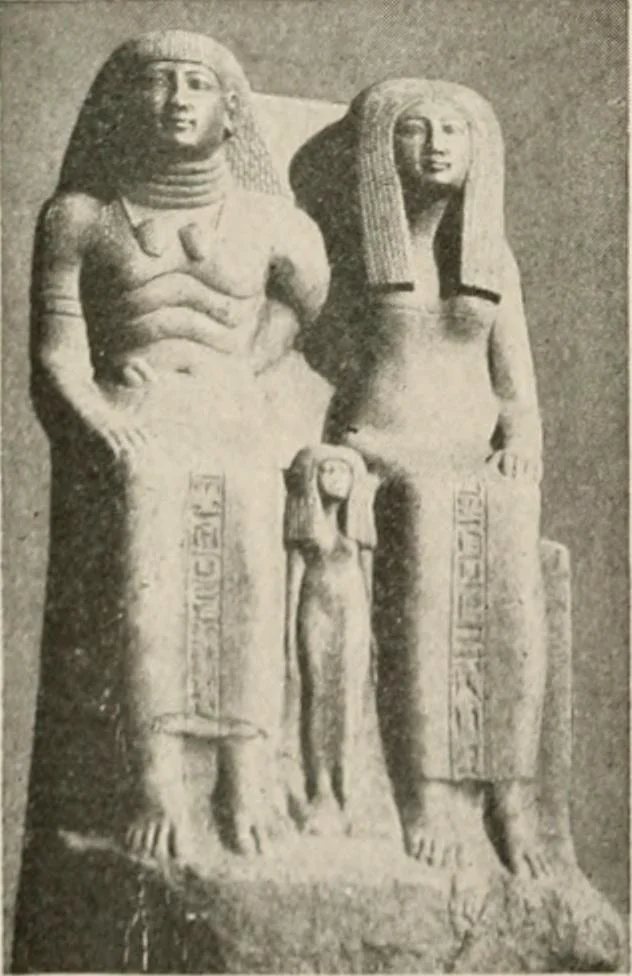 An illustration from Art in Egypt, 1912, leaf 187