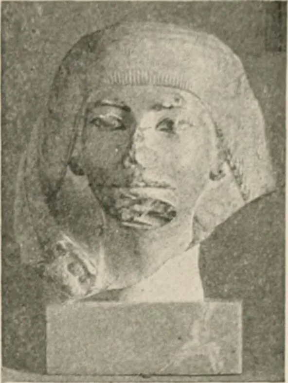 An illustration from Art in Egypt, 1912, leaf 188