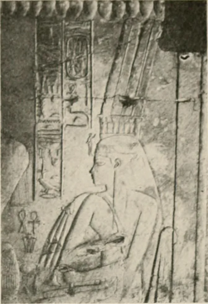 An illustration from Art in Egypt, 1912, leaf 190