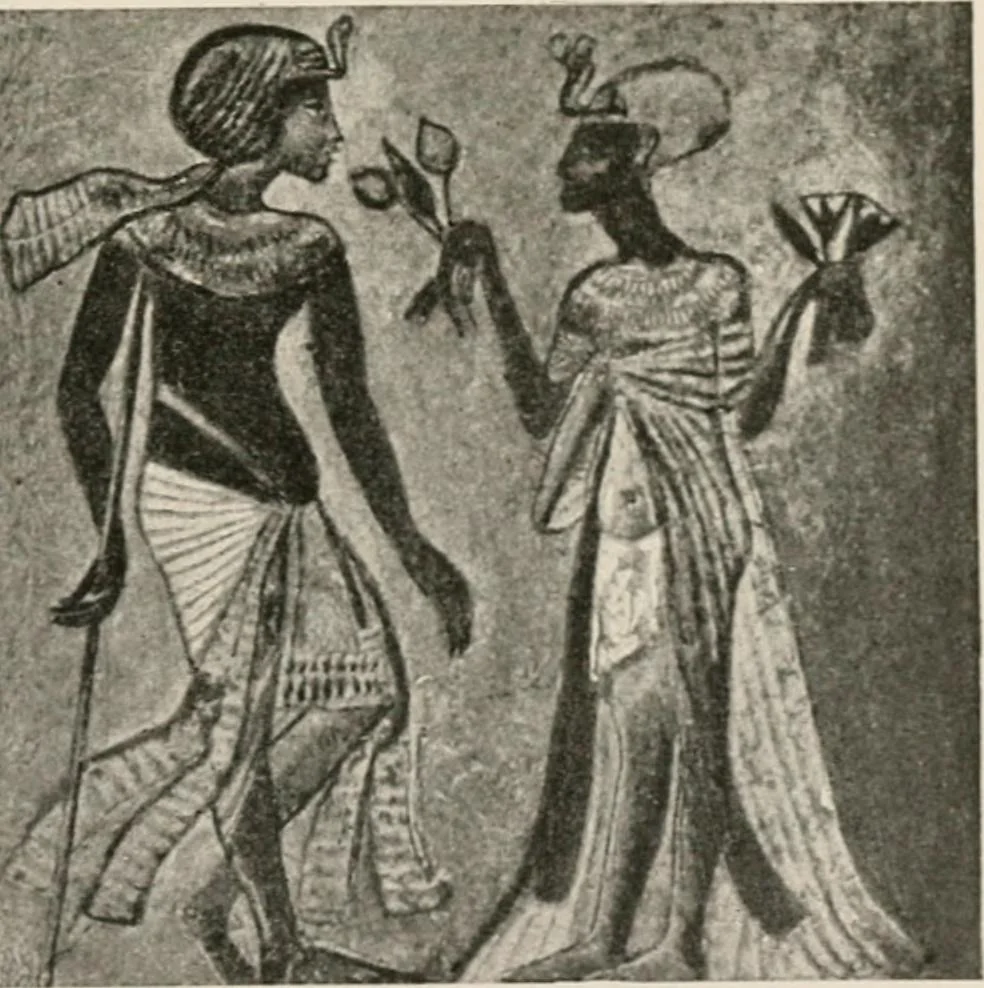 An illustration from Art in Egypt, 1912, leaf 192