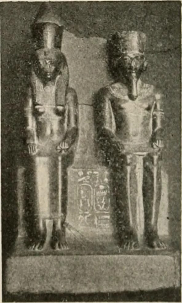 An illustration from Art in Egypt, 1912, leaf 197