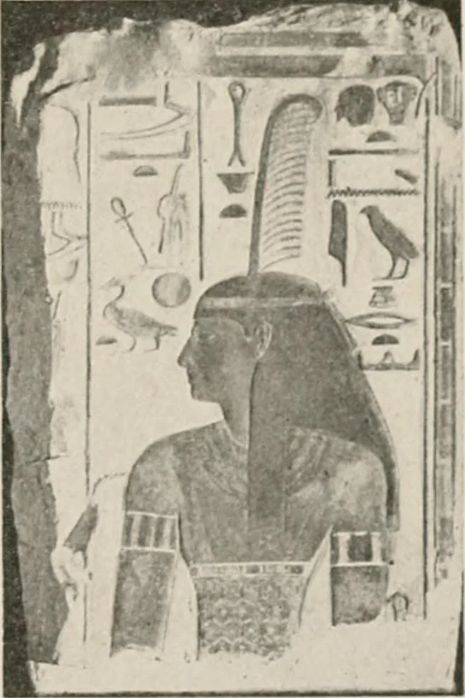An illustration from Art in Egypt, 1912, leaf 198