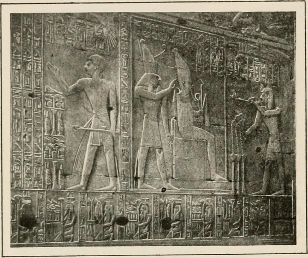 An illustration from Art in Egypt, 1912, leaf 199