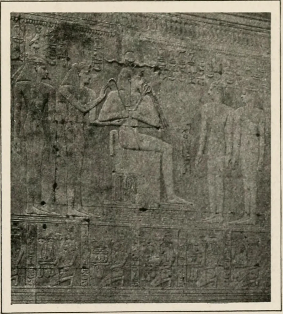 An illustration from Art in Egypt, 1912, leaf 200
