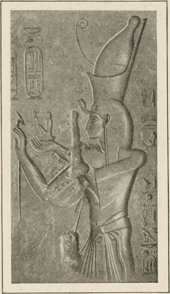 An illustration from Art in Egypt, 1912, leaf 201
