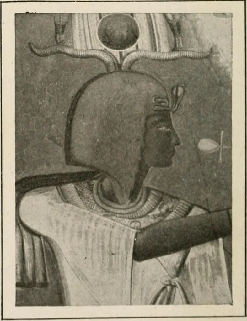 An illustration from Art in Egypt, 1912, leaf 201