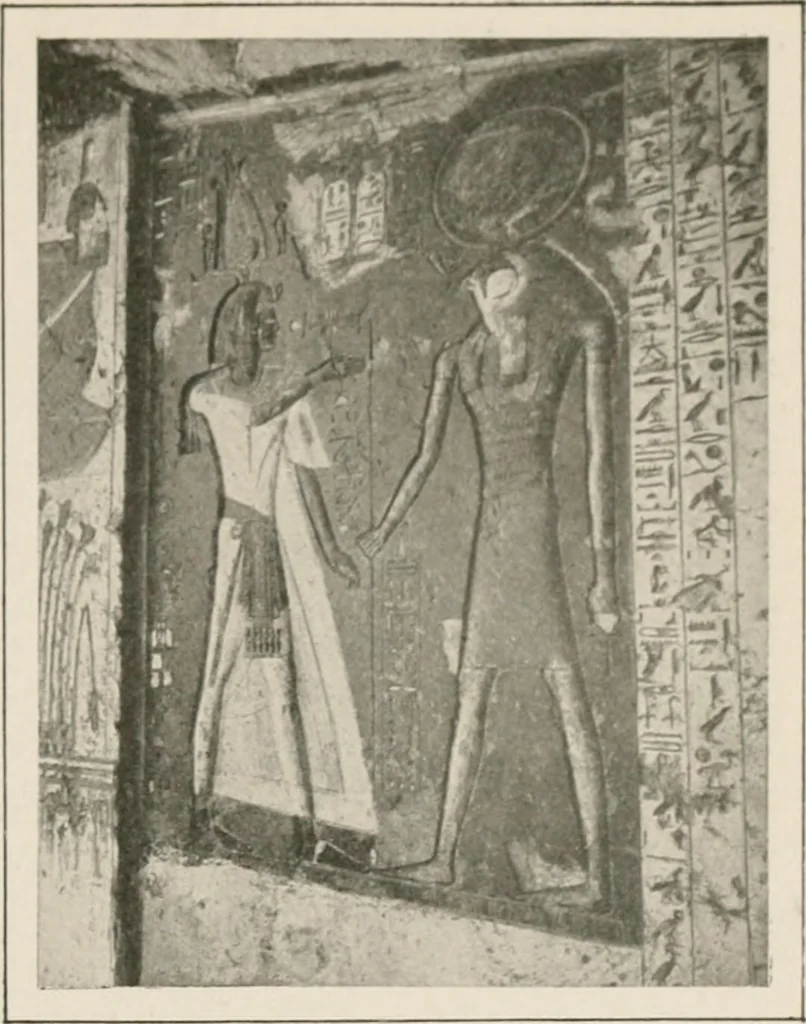 An illustration from Art in Egypt, 1912, leaf 202