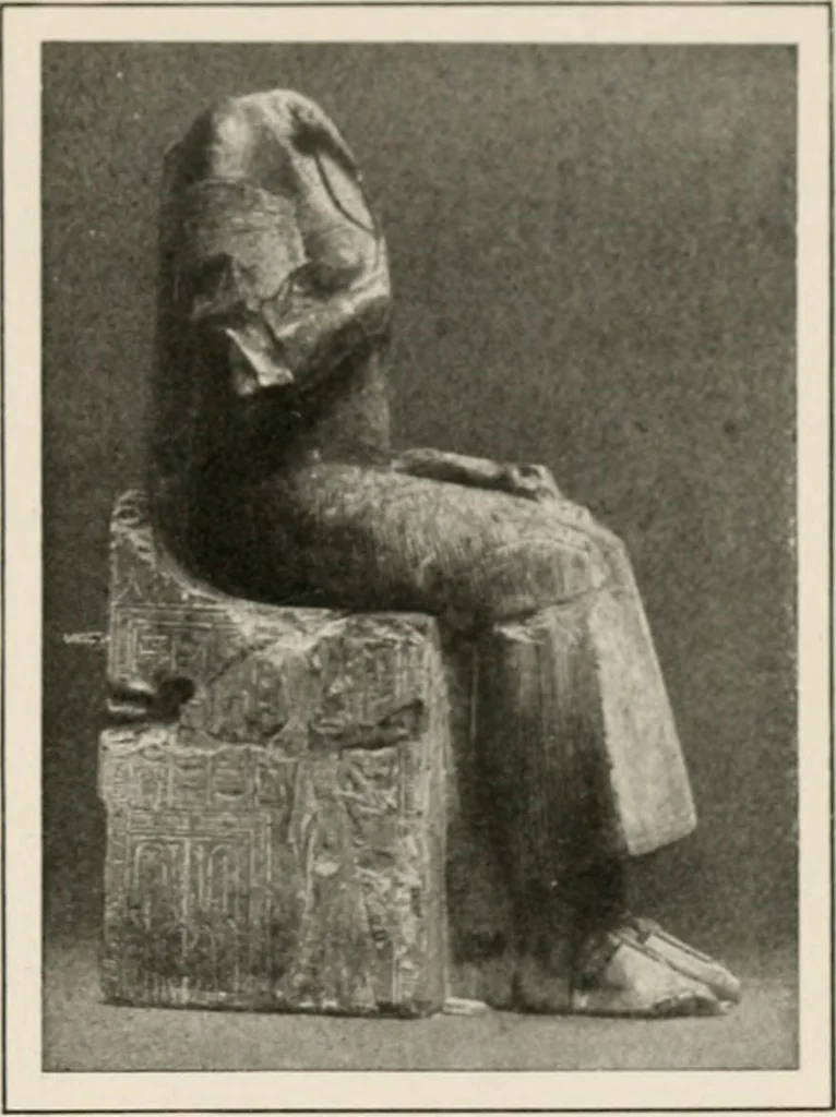 An illustration from Art in Egypt, 1912, leaf 206