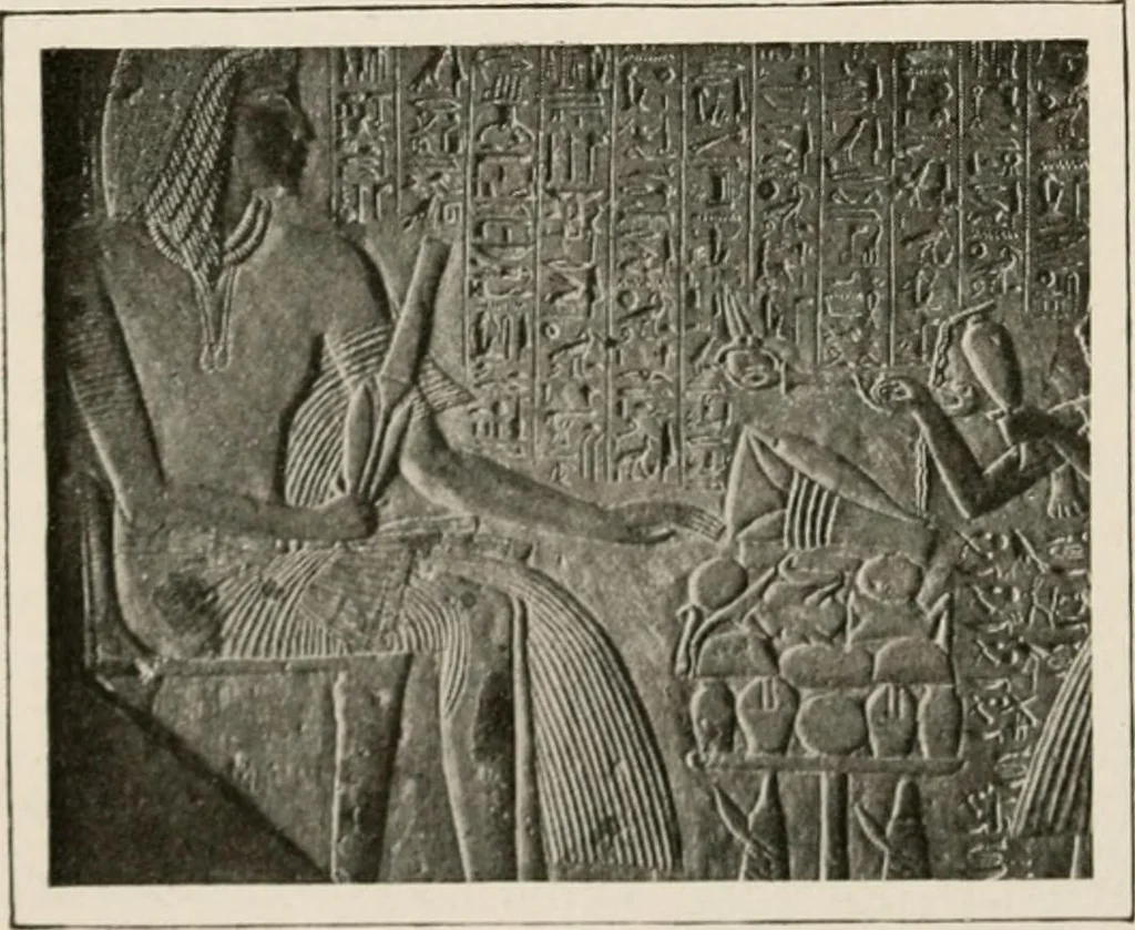 An illustration from Art in Egypt, 1912, leaf 211