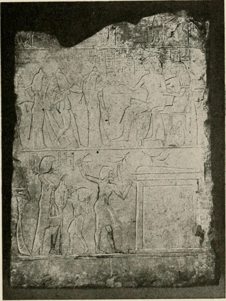 An illustration from Art in Egypt, 1912, leaf 213