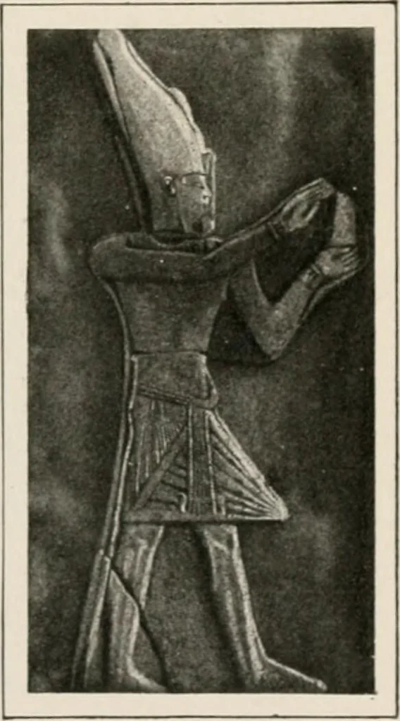 An illustration from Art in Egypt, 1912, leaf 214