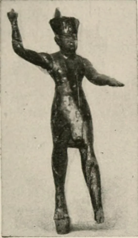 An illustration from Art in Egypt, 1912, leaf 216