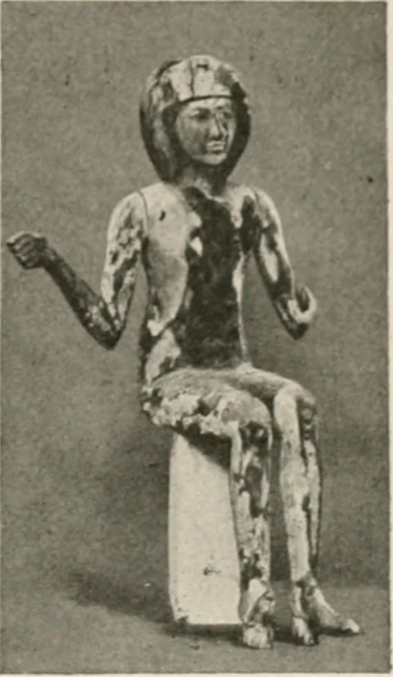 An illustration from Art in Egypt, 1912, leaf 216