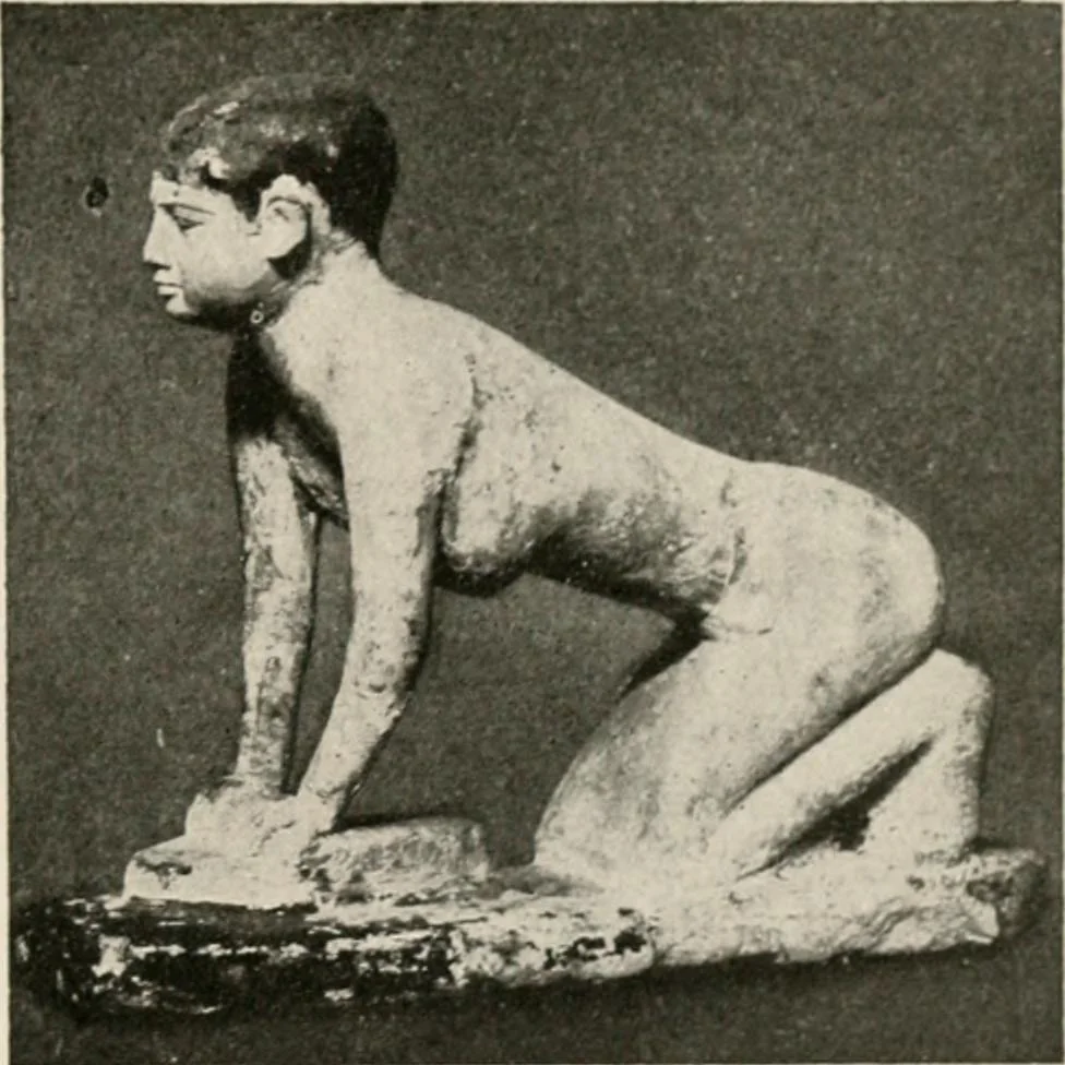 An illustration from Art in Egypt, 1912, leaf 26