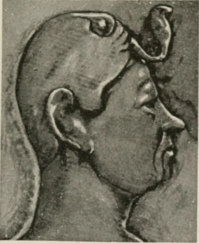 An illustration from Art in Egypt, 1912, leaf 260
