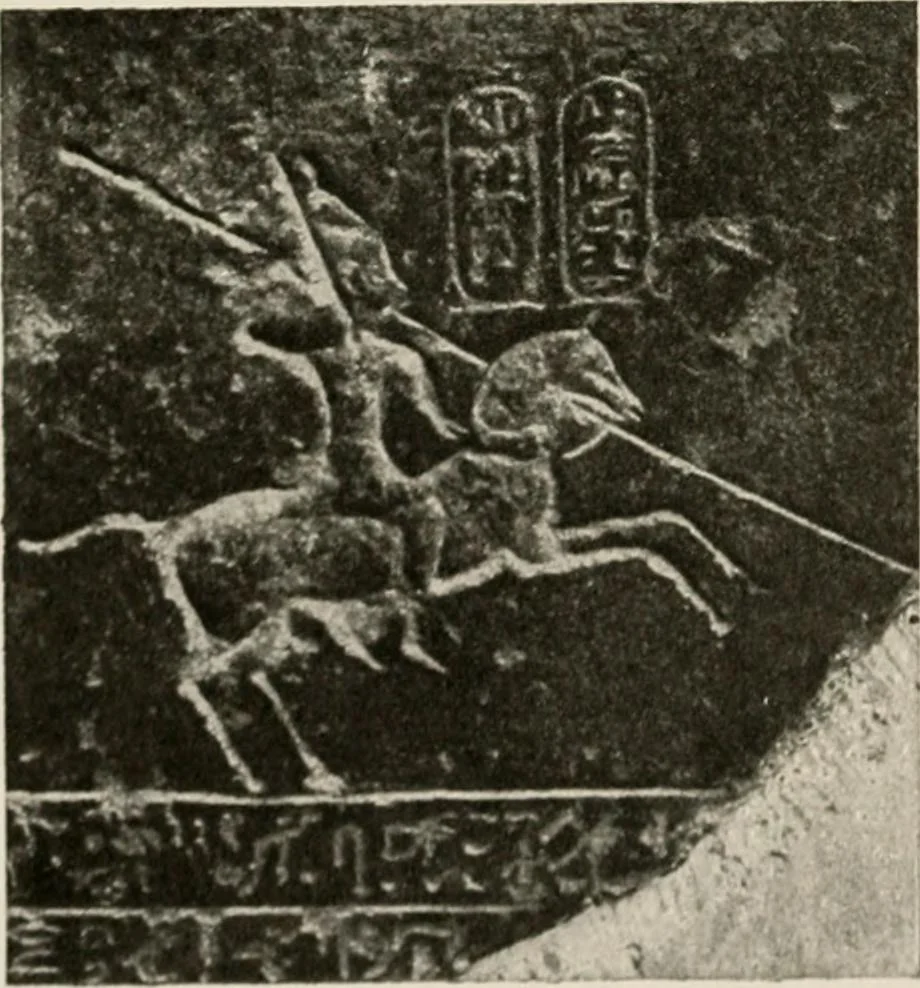 An illustration from Art in Egypt, 1912, leaf 281
