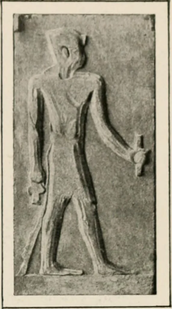 An illustration from Art in Egypt, 1912, leaf 284