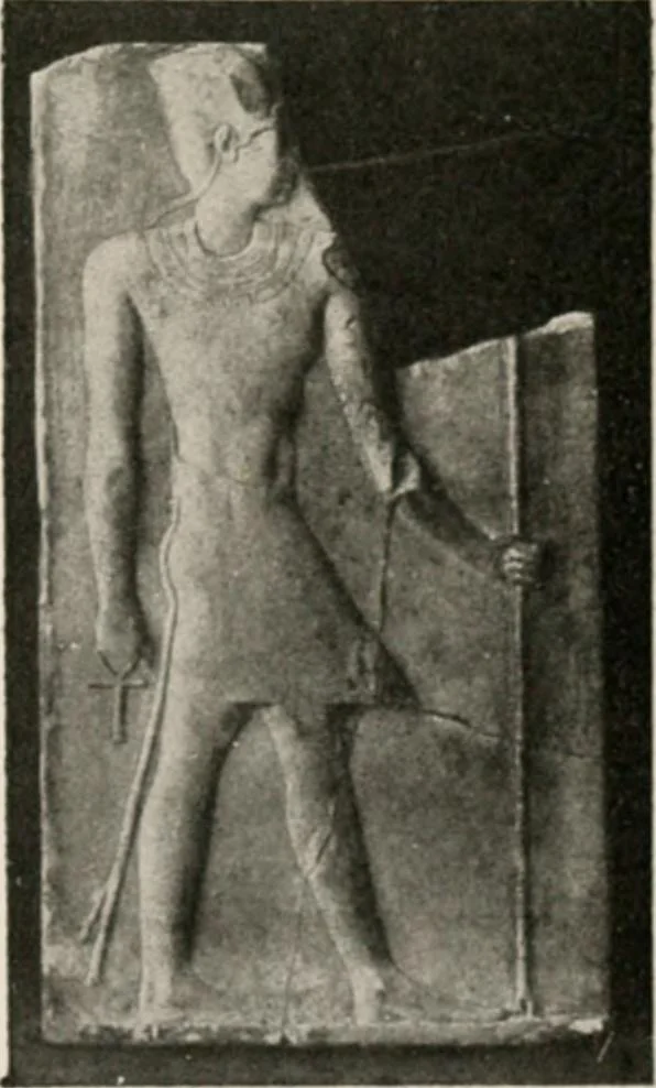 An illustration from Art in Egypt, 1912, leaf 284