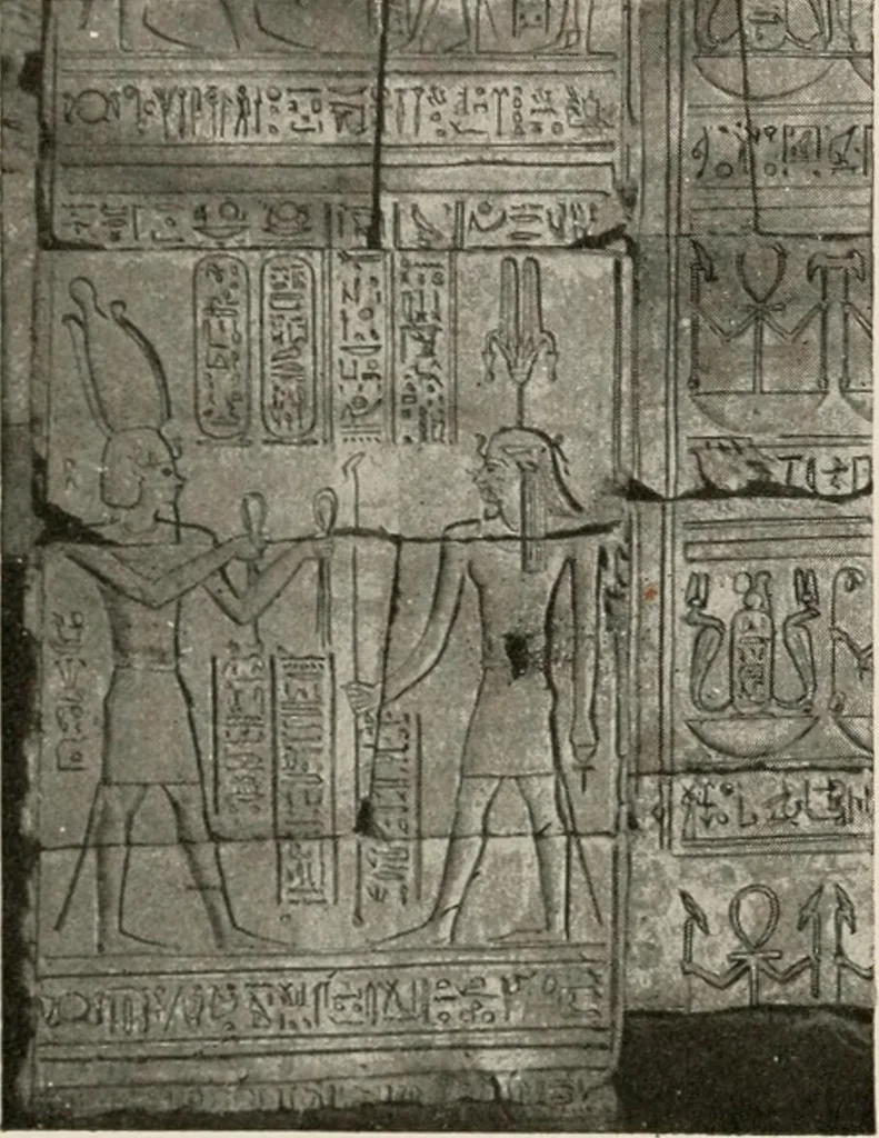 An illustration from Art in Egypt, 1912, leaf 285