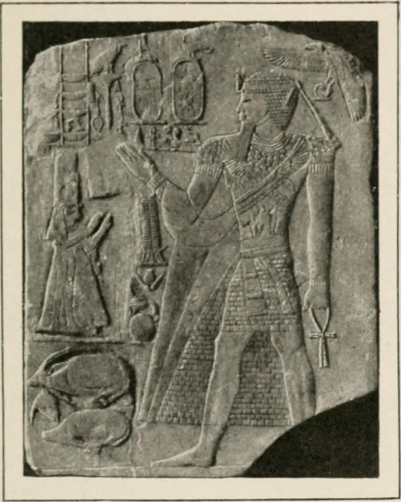 An illustration from Art in Egypt, 1912, leaf 286
