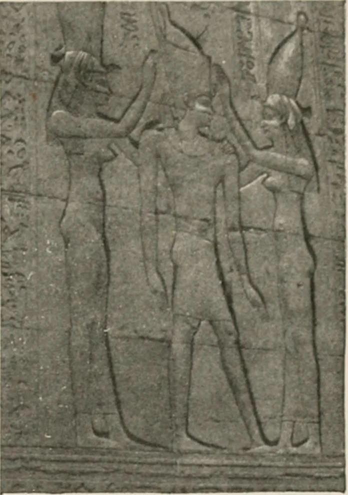 An illustration from Art in Egypt, 1912, leaf 286