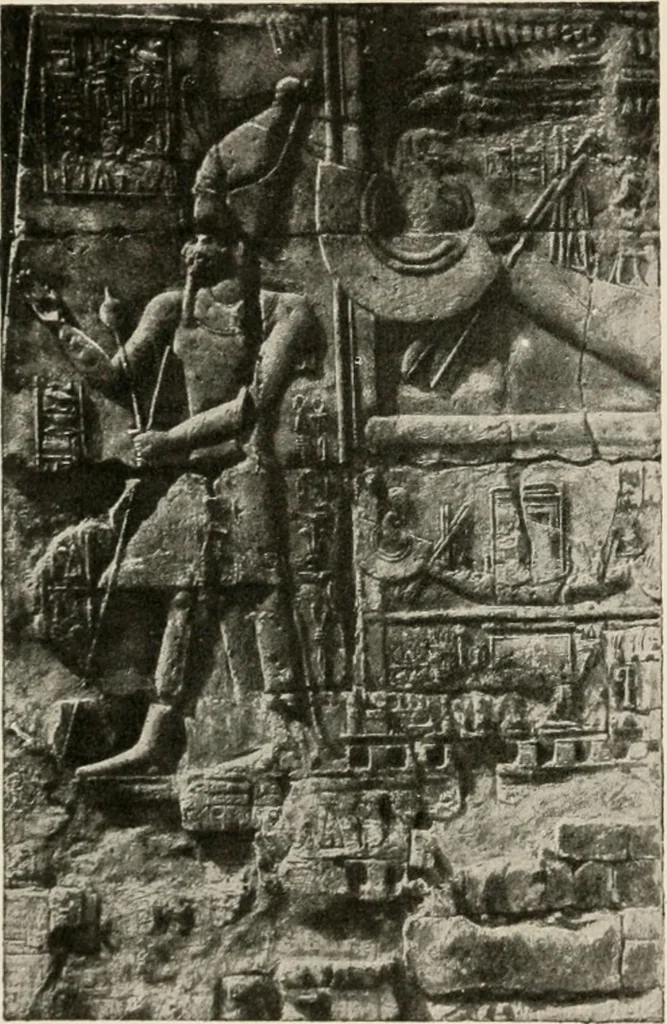 An illustration from Art in Egypt, 1912, leaf 287
