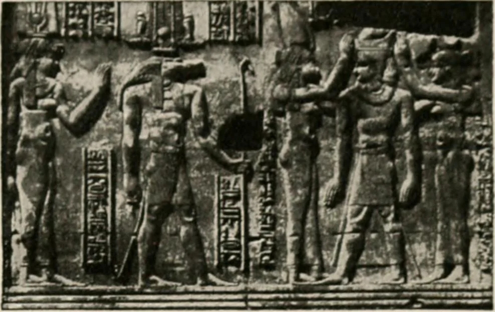 An illustration from Art in Egypt, 1912, leaf 288