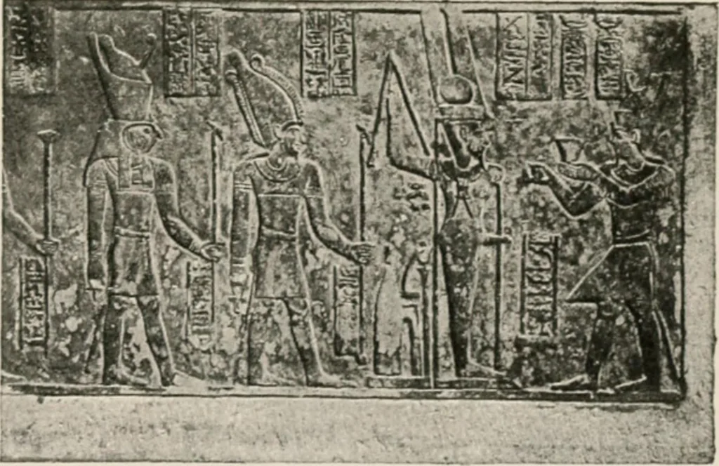 An illustration from Art in Egypt, 1912, leaf 288