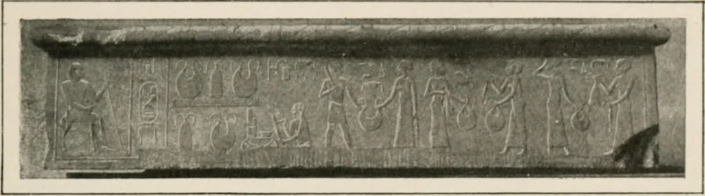 An illustration from Art in Egypt, 1912, leaf 292