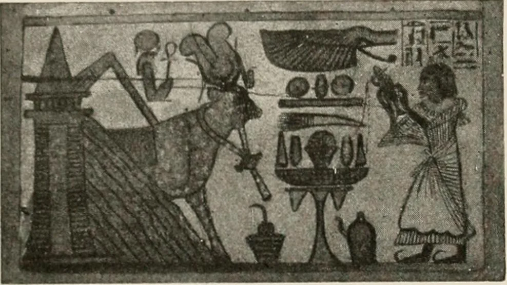 An illustration from Art in Egypt, 1912, leaf 295