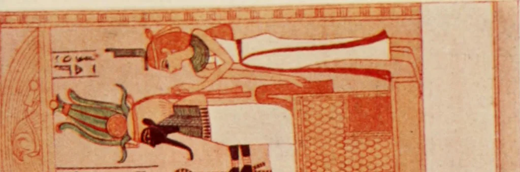 An illustration from Art in Egypt, 1912, leaf 302