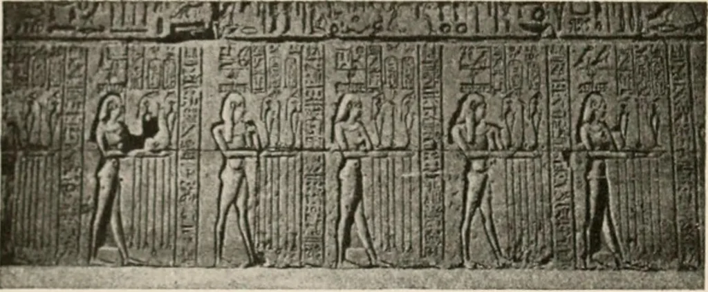 An illustration from Art in Egypt, 1912, leaf 31