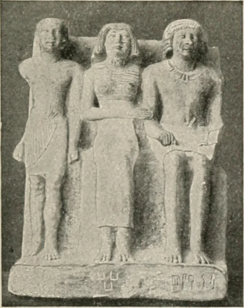An illustration from Art in Egypt, 1912, leaf 34