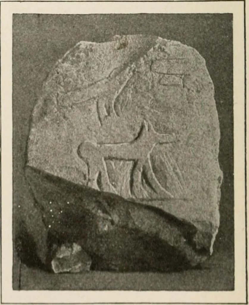 An illustration from Art in Egypt, 1912, leaf 35