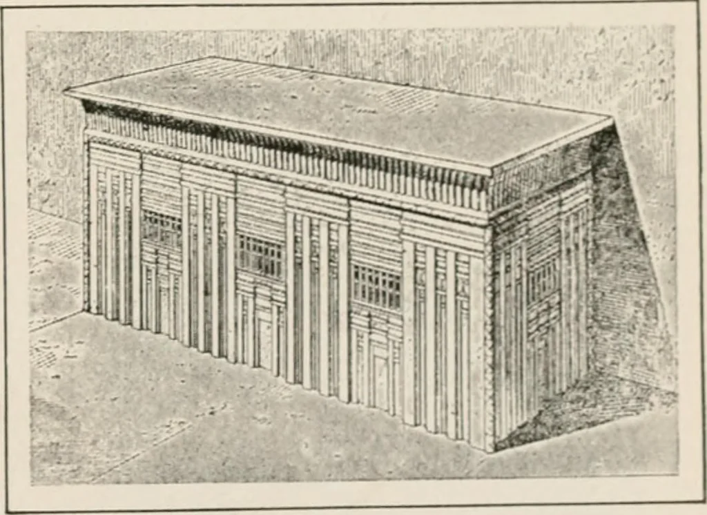 An illustration from Art in Egypt, 1912, leaf 44