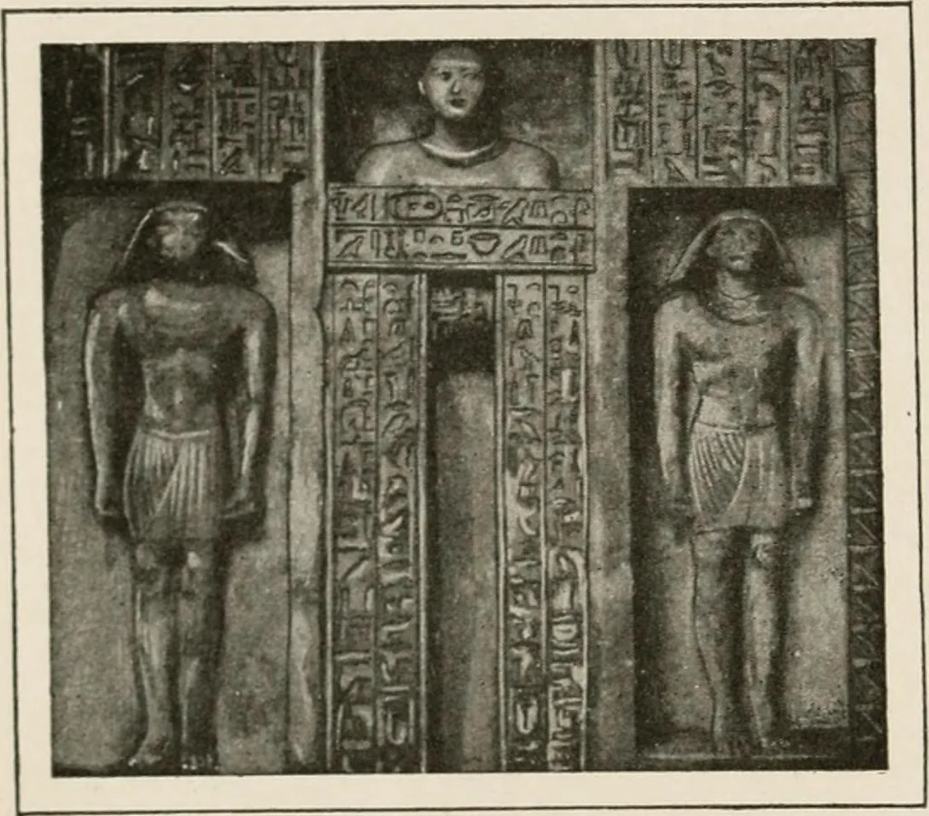 An illustration from Art in Egypt, 1912, leaf 55