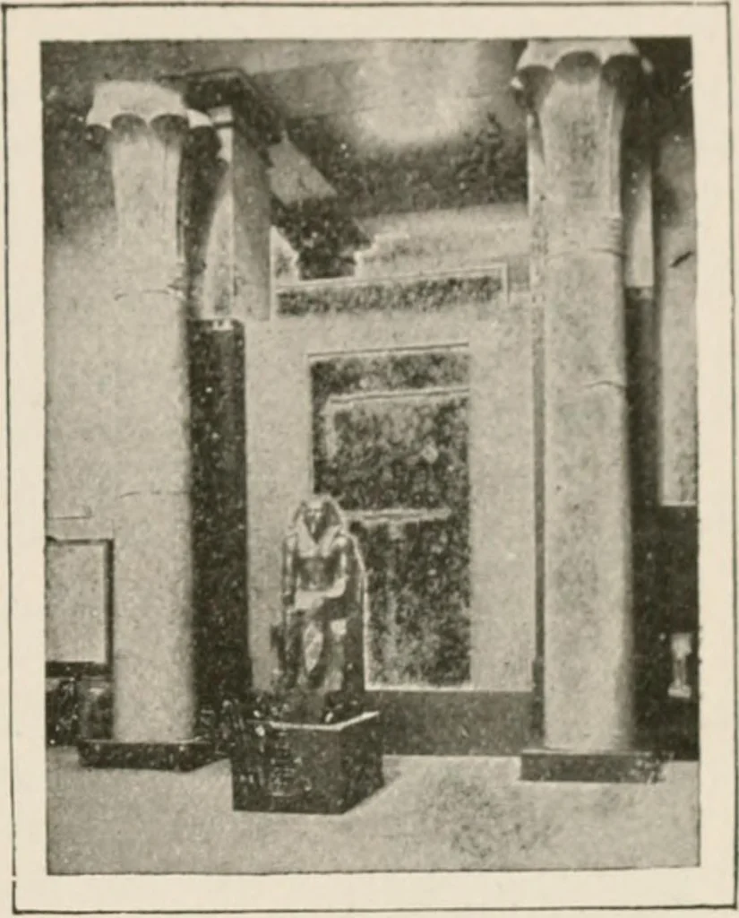 An illustration from Art in Egypt, 1912, leaf 70