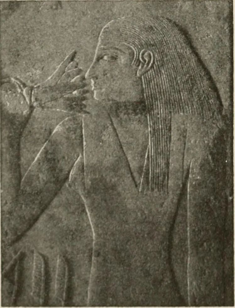 An illustration from Art in Egypt, 1912, leaf 75