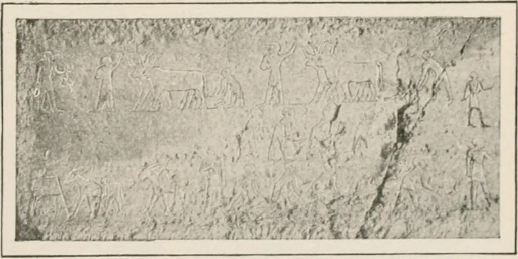 An illustration from Art in Egypt, 1912, leaf 78