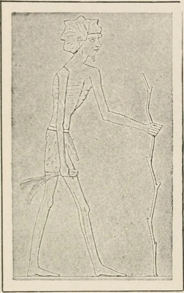An illustration from Art in Egypt, 1912, leaf 79