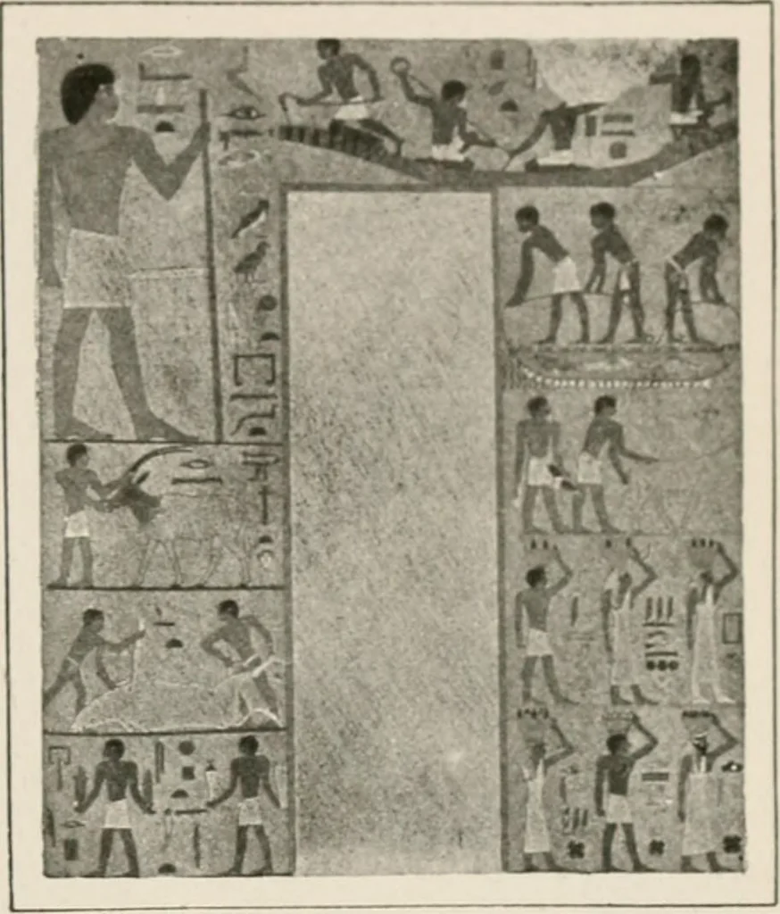An illustration from Art in Egypt, 1912, leaf 80
