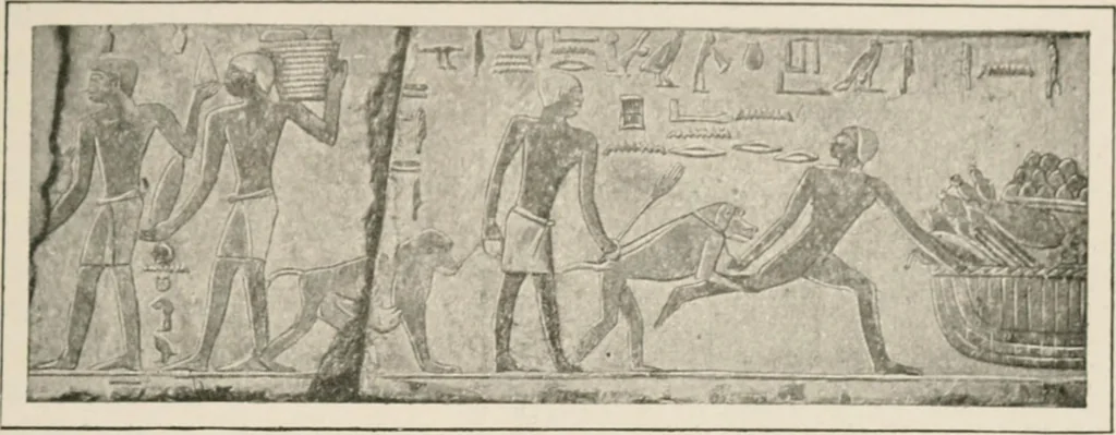 An illustration from Art in Egypt, 1912, leaf 82