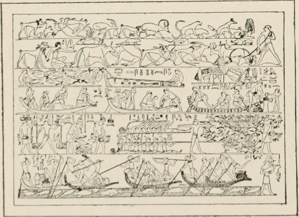 An illustration from Art in Egypt, 1912, leaf 83