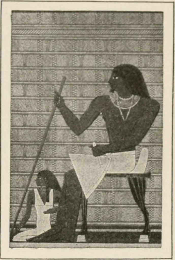 An illustration from Art in Egypt, 1912, leaf 84