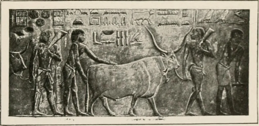 An illustration from Art in Egypt, 1912, leaf 84