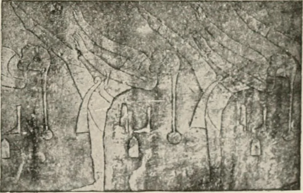 An illustration from Art in Egypt, 1912, leaf 86