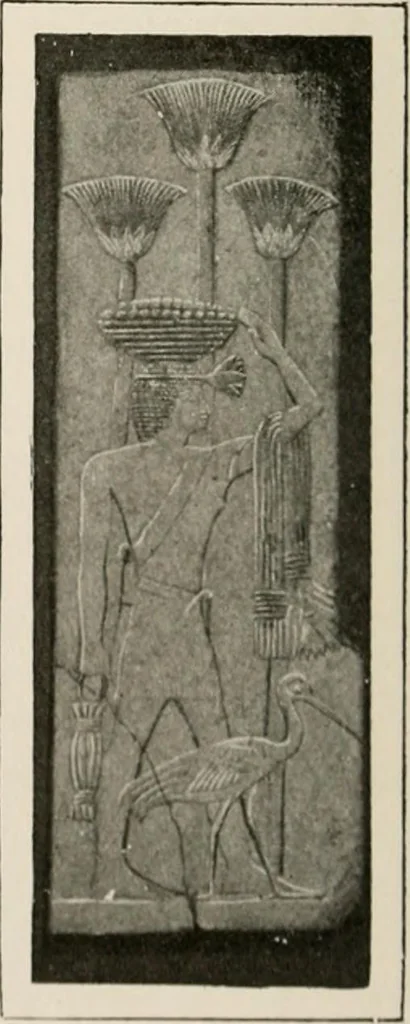 An illustration from Art in Egypt, 1912, leaf 91