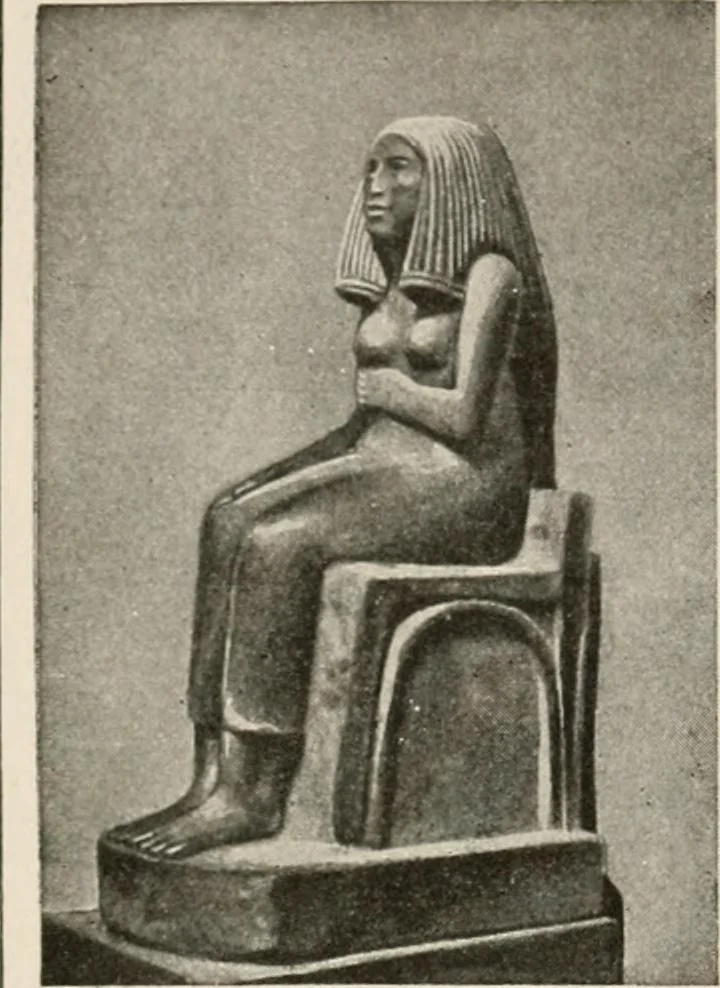 An illustration from Art in Egypt, 1912, leaf 95