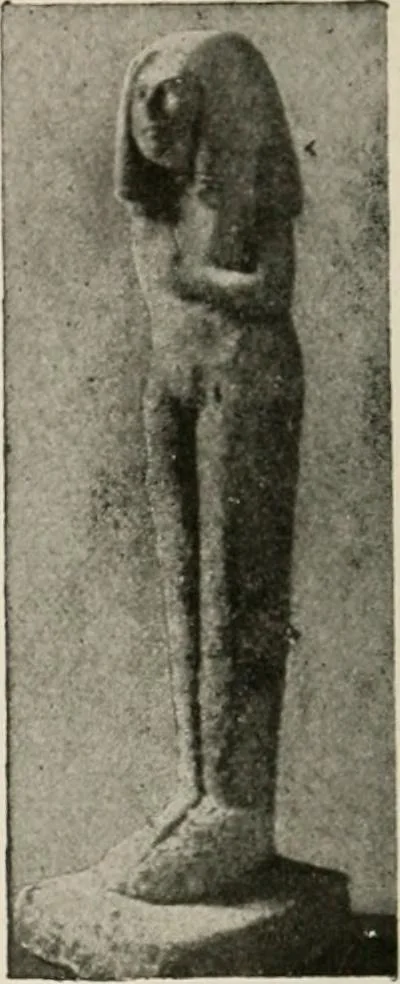 An illustration from Art in Egypt, 1912, leaf 95