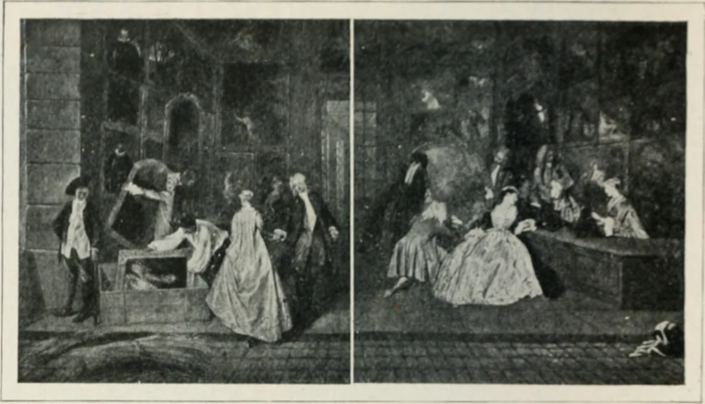 An illustration from Art in France, 1911, leaf 261
